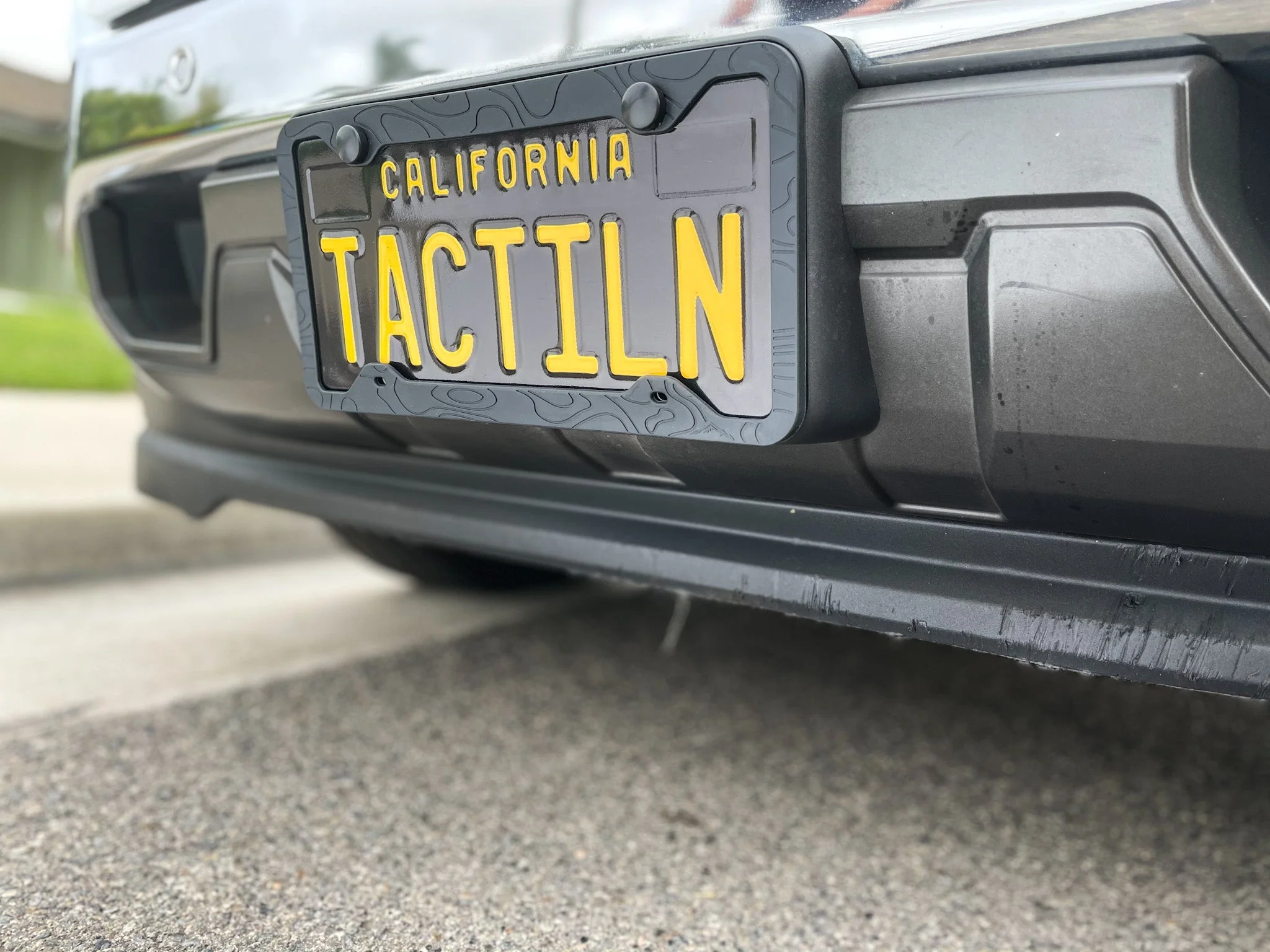 SILICONE TOPOGRAPHY LICENSE PLATE FRAME - ANTI-RATTLE, ANTI-SCRATCH - Image 4