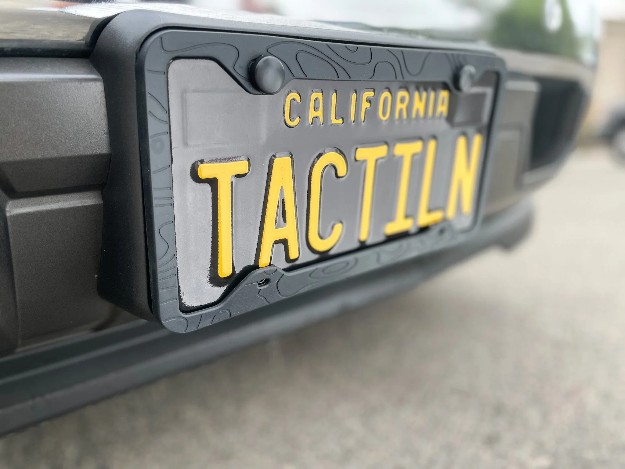 SILICONE TOPOGRAPHY LICENSE PLATE FRAME - ANTI-RATTLE, ANTI-SCRATCH - Image 5