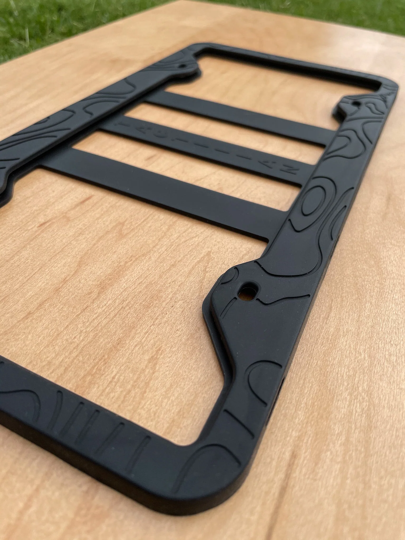 SILICONE TOPOGRAPHY LICENSE PLATE FRAME - ANTI-RATTLE, ANTI-SCRATCH - Image 7